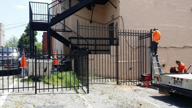 After a completed iron fence supplier project in the Atlanta, GA area