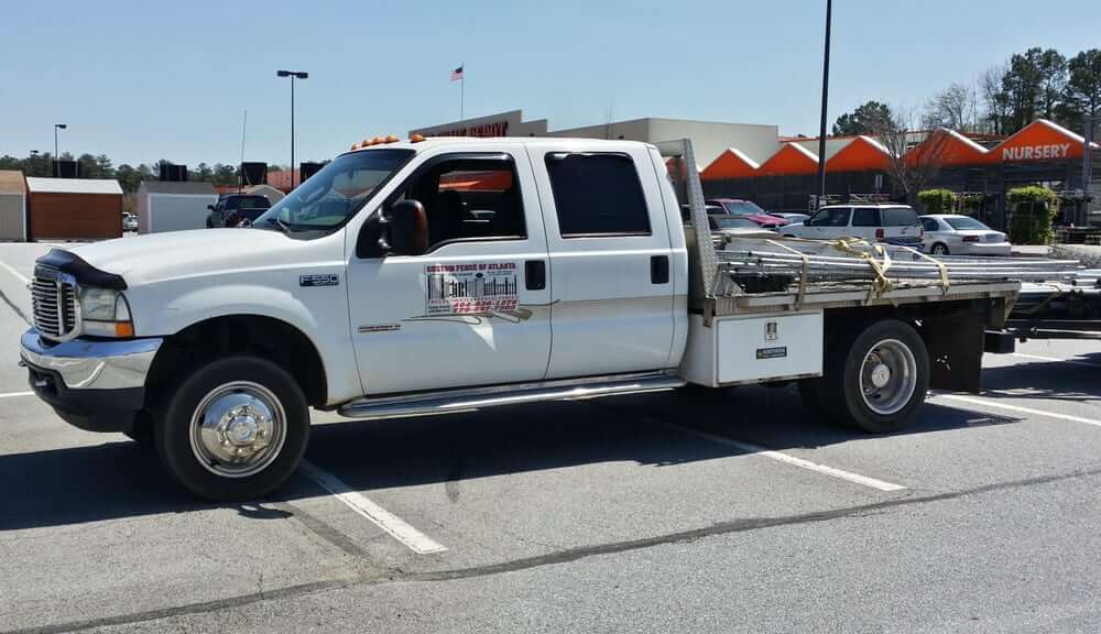 Custom Fence of Atlanta Service Truck